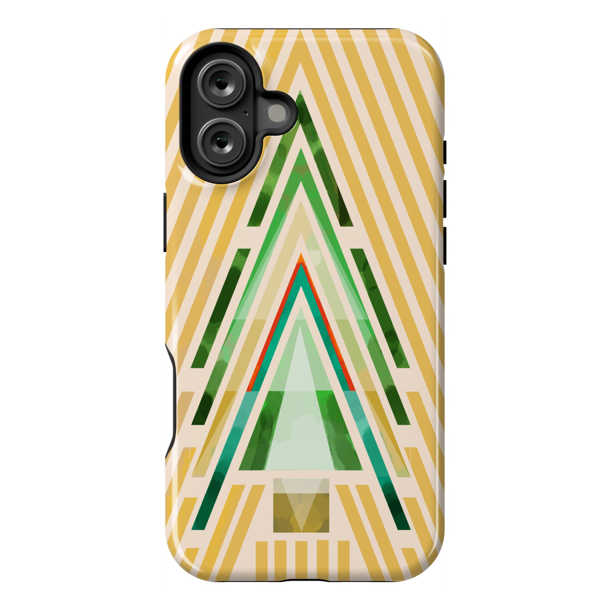 Geometric Summer Tree Phone Case